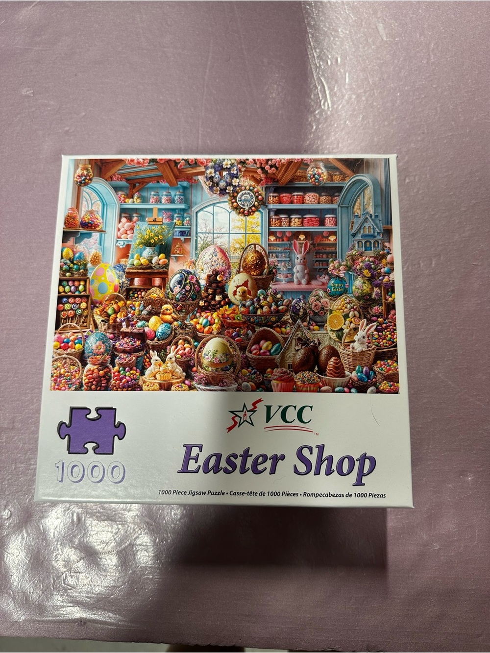 VCC "Easter Shop" 1000-Piece Jigsaw Puzzle - Colorful Easter Eggs